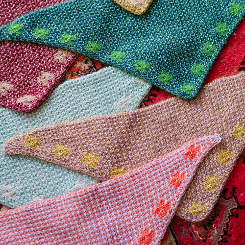 Knitting Fundamentals 2.5 - Pressed Flowers Kerchief Class: Saturdays 11:30 - 1:30, 8/22 and 8/29