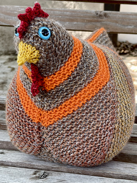Knitting FUNdamentals 3:  Emotional Support Chicken - Wednesdays 6:30 - 8:00 pm.  6/3, 6/10, 6/17, and 6/24
