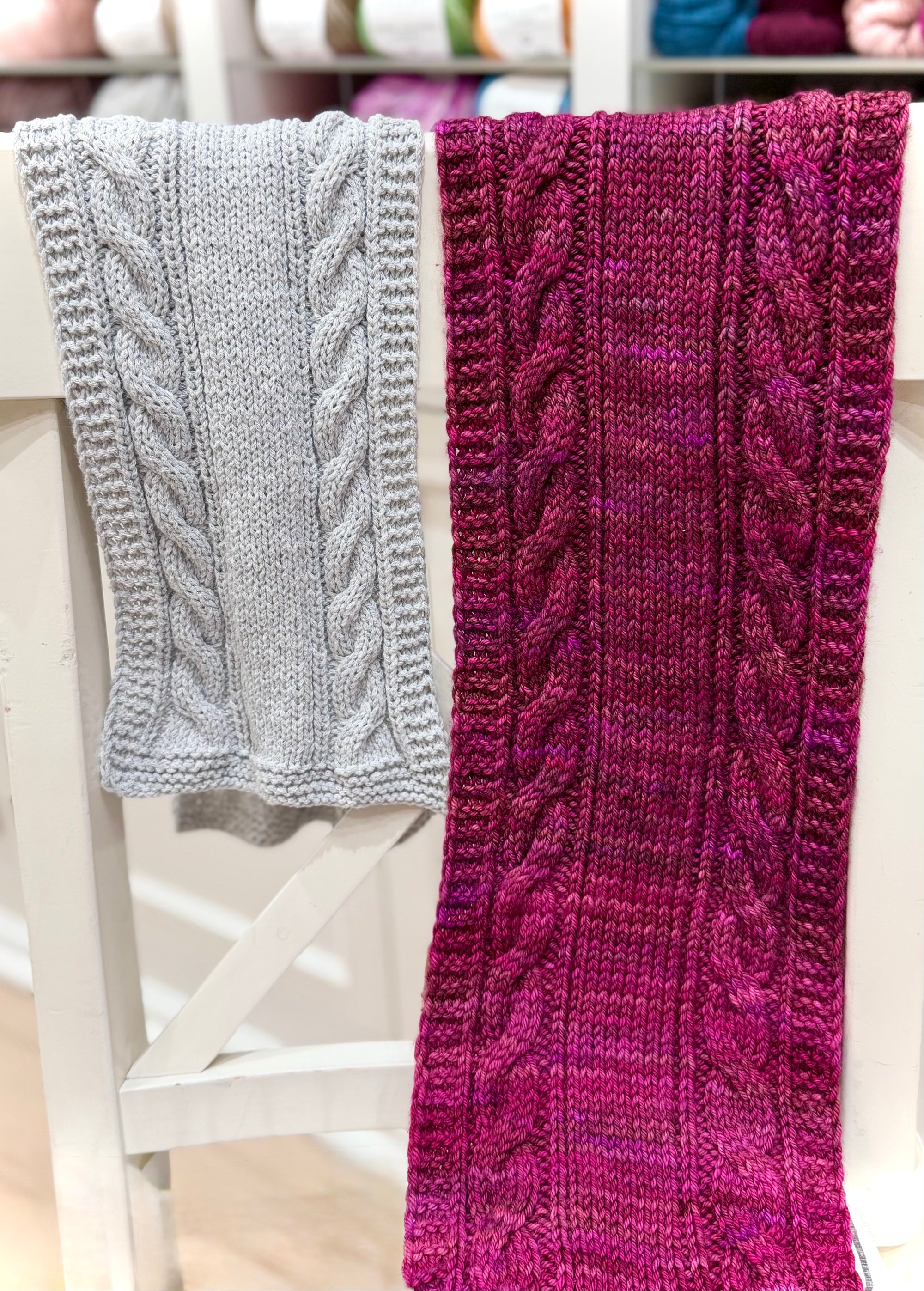 Knitting FUNdamentals 2:  Learn to Cable - Saturdays 2:00 - 4:00 pm,  8/22 and 8/29