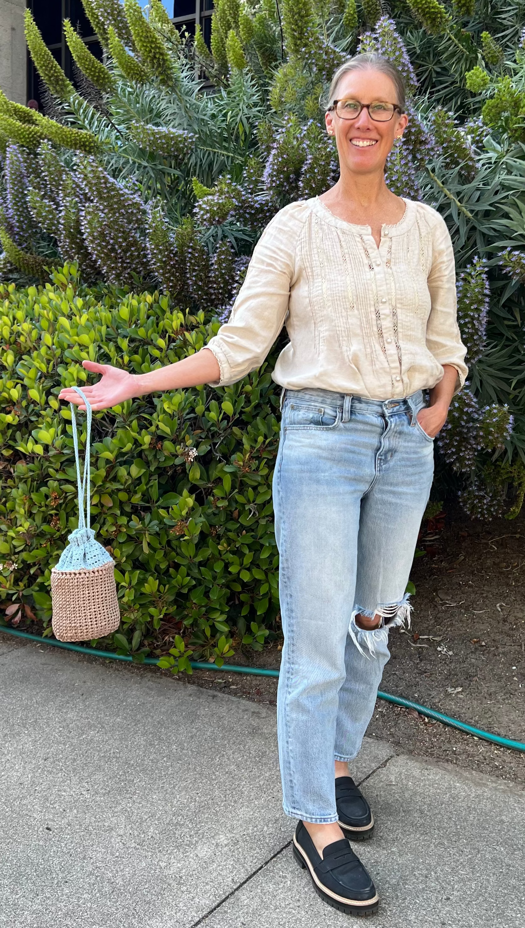 Crochet FUNdamentals 3:  Chibi Drawstring Bag - Saturdays 11:30 - 1:00  7/11 and 7/18