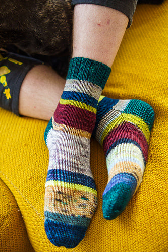 Knitting FUNdamentals 2.5: Magic Loop Socks - Fridays 2:00 - 4:00, 8/14 and 8/28 (skip 8/21)