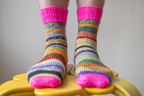 Knitting FUNdamentals 2.5: Magic Loop Socks - Fridays 2:00 - 4:00, 8/14 and 8/28 (skip 8/21)
