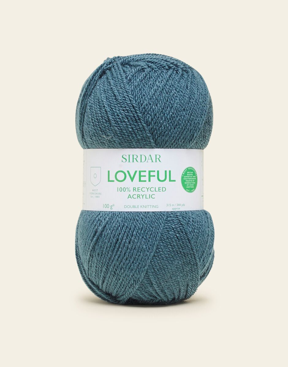 Sirdar Loveful 100% Recycled Acrylic DK 100g - All Colours Sirdar Loveful 100% Recycled Acrylic DK 100g - All Colours